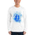 White / S Bengali Unisex Fine Jersey Long Sleeve T-Shirt - Om Namah Shivay-03