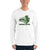 White / S Bengali Unisex Fine Jersey Long Sleeve T-Shirt - Ramgorurer Chhana Hashte Tader Mana