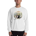 White / S Bengali Unisex Heavy Blend Crewneck Sweatshirt - Amar Kolkata-Rickshow