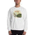 White / S Bengali Unisex Heavy Blend Crewneck Sweatshirt - Amar Kolkata Tram