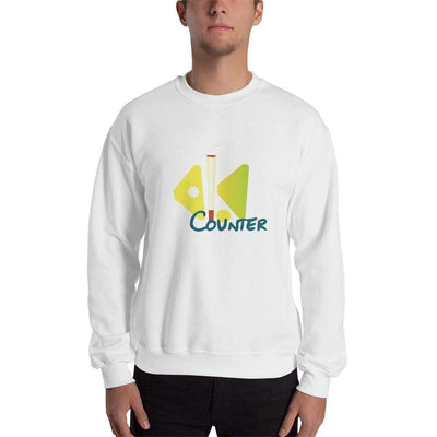 White / S Bengali Unisex Heavy Blend Crewneck Sweatshirt - Bar Counter