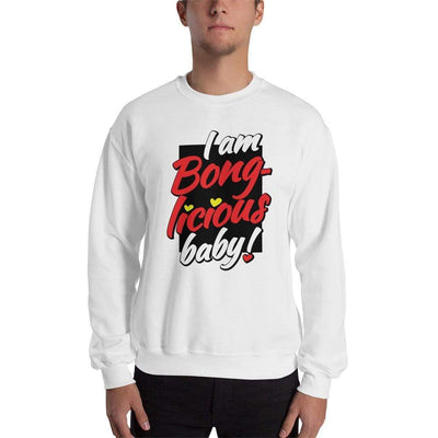 White / S Bengali Unisex Heavy Blend Crewneck Sweatshirt - Bong-licious