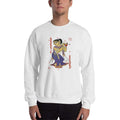 White / S Bengali Unisex Heavy Blend Crewneck Sweatshirt - Kalankini Radha