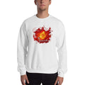 White / S Bengali Unisex Heavy Blend Crewneck Sweatshirt - Maa Aaschen