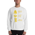 White / S Bengali Unisex Heavy Blend Crewneck Sweatshirt - Muro Peti Lyaja