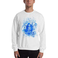 White / S Bengali Unisex Heavy Blend Crewneck Sweatshirt - Om Namah Shivay-03