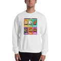 White / S Bengali Unisex Heavy Blend Crewneck Sweatshirt -Phuchka and Friends