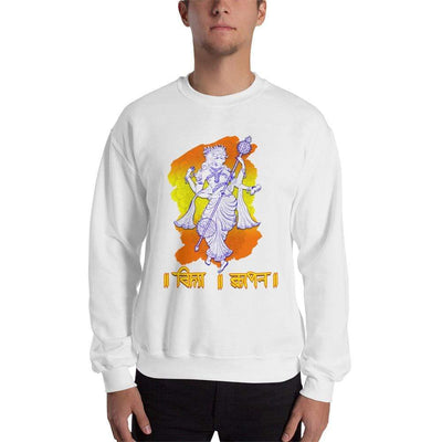 White / S Bengali Unisex Heavy Blend Crewneck Sweatshirt - Vidya Roopeno