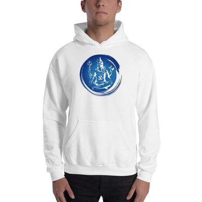 White / S Bengali Unisex Heavy Blend Hooded Sweatshirt - Om