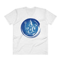 White / S Bengali Unisex Short Sleeve V-Neck Jersey Tee - Om