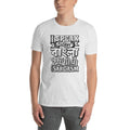 White / S Bengali Unisex Softstyle T-Shirt - I speak Sarcasm - Grunge