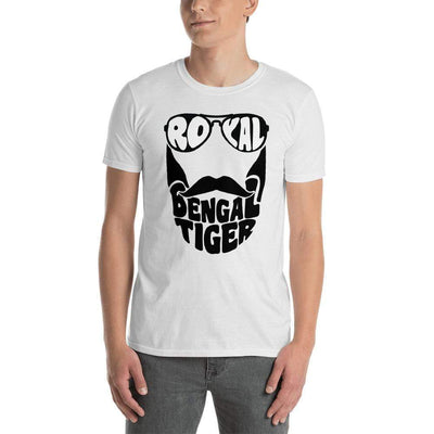 White / S Bengali Unisex Softstyle T-Shirt - Royal Bengal Tiger