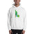 White / S Gildan 18500 Unisex Heavy Blend Hooded Sweatshirt