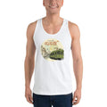 White / XS Bengali Fine Jersey Tank Top Unisex - Amar Kolkata Tram