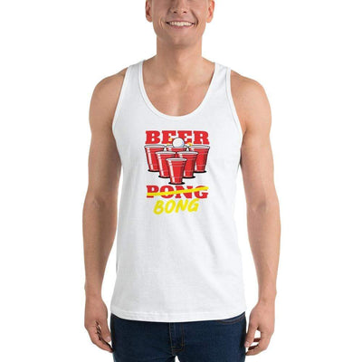 White / XS Bengali Fine Jersey Tank Top Unisex - Beer Bong