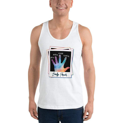 White / XS Bengali Fine Jersey Tank Top Unisex - Bondhu Forever