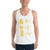 White / XS Bengali Fine Jersey Tank Top Unisex - Muro Peti Lyaja